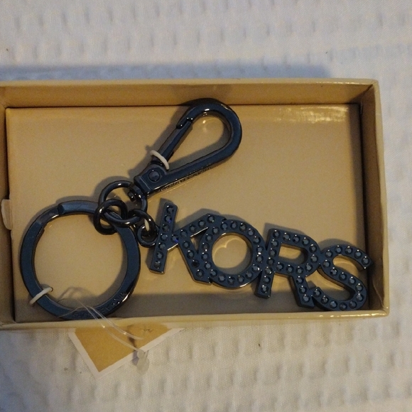 Michael Kors Black Studded Key Holder - Picture 1 of 5